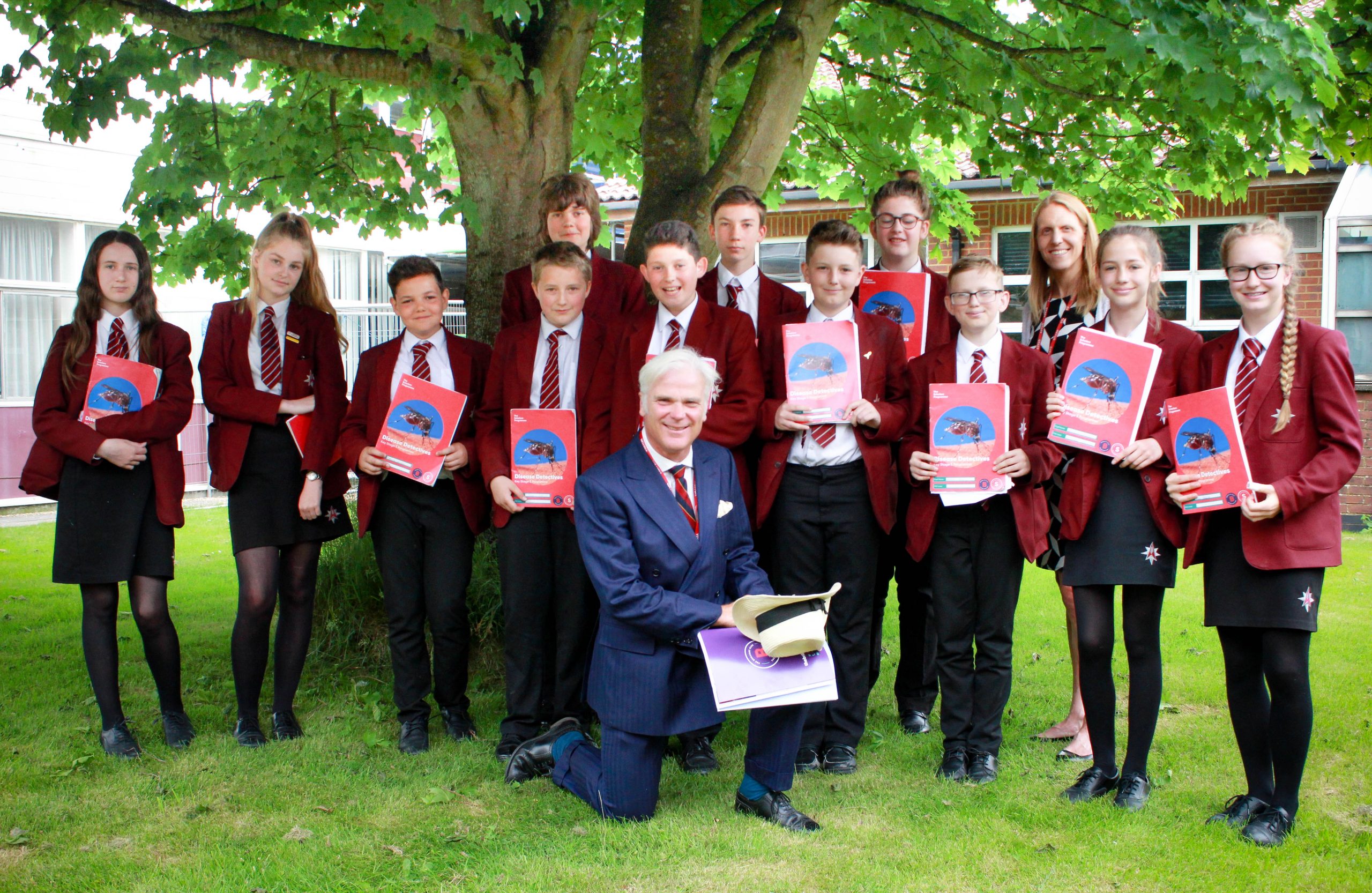 Local MP Desmond Swayne visits Year 8 students taking part in Scholars Programme